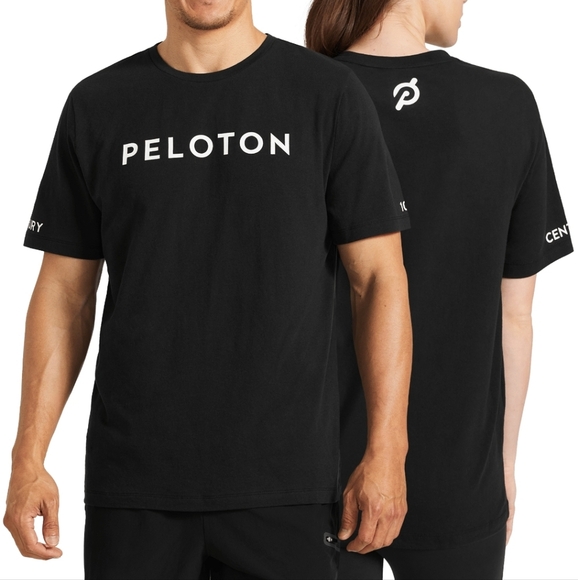 Peloton Black Milestone Tee Century 100 Unisex Small - Picture 3 of 5
